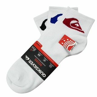 Ankelstrømper QuikSilver Sportswear Hvid 3 par