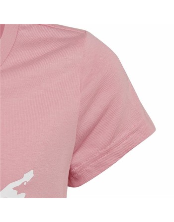 Maglia a Maniche Corte per Bambini Adidas  Graphic  Rosa