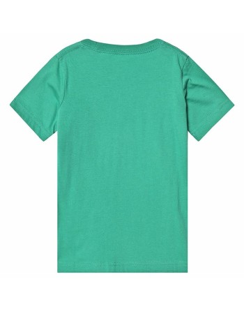 Child's Short Sleeve T-Shirt Converse Stripe Star Chevron  Green