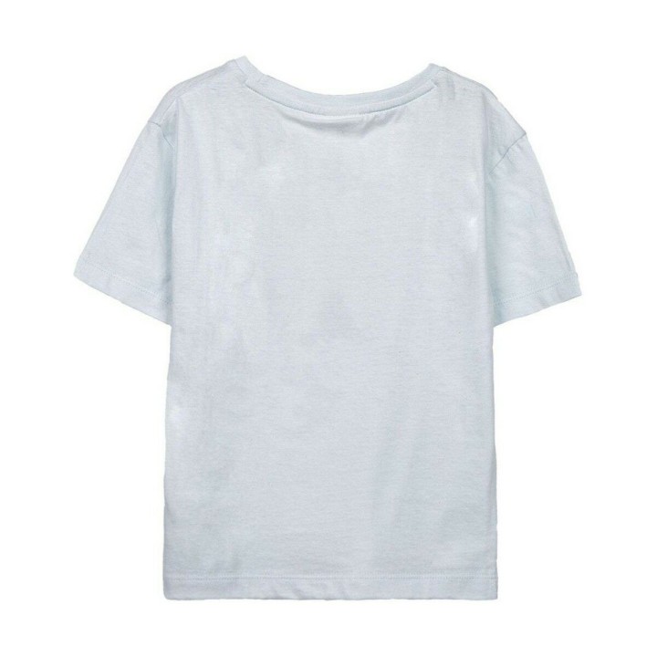 Maglia a Maniche Corte per Bambini Frozen Azzurro Chiaro