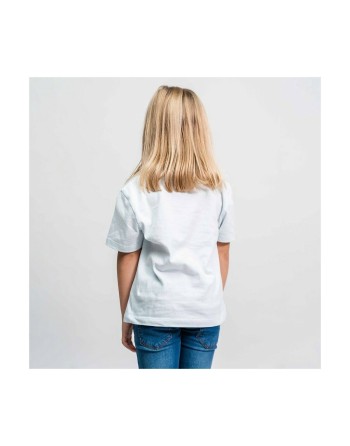 Maglia a Maniche Corte per Bambini Frozen Azzurro Chiaro