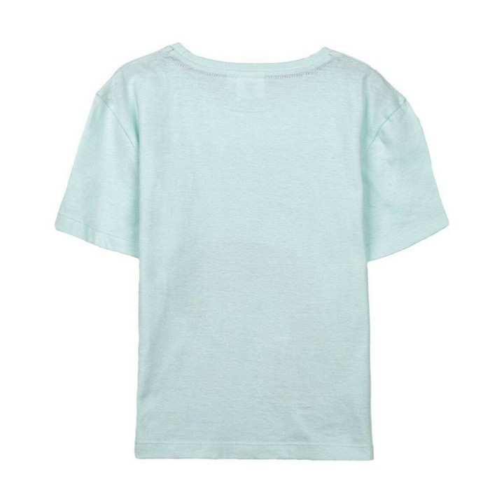 Camiseta de Manga Corta Infantil Disney Princess Verde Verde Claro