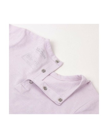 Maglia a Maniche Corte per Bambini Minnie Mouse Viola