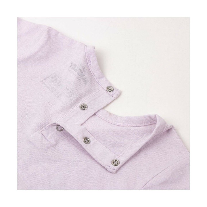 Camiseta de Manga Corta Infantil Minnie Mouse Morado