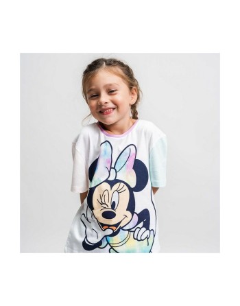 T shirt à manches courtes Enfant Minnie Mouse Vert foncé Multicouleur