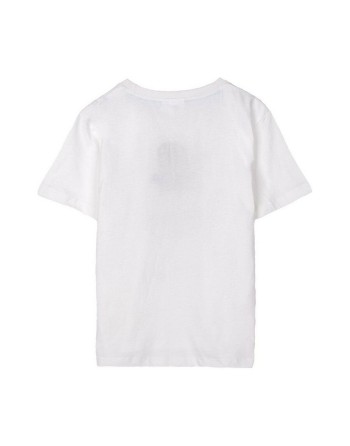 T shirt à manches courtes Stitch Blanc