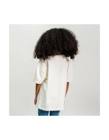 Maglia a Maniche Corte per Bambini Minnie Mouse Beige