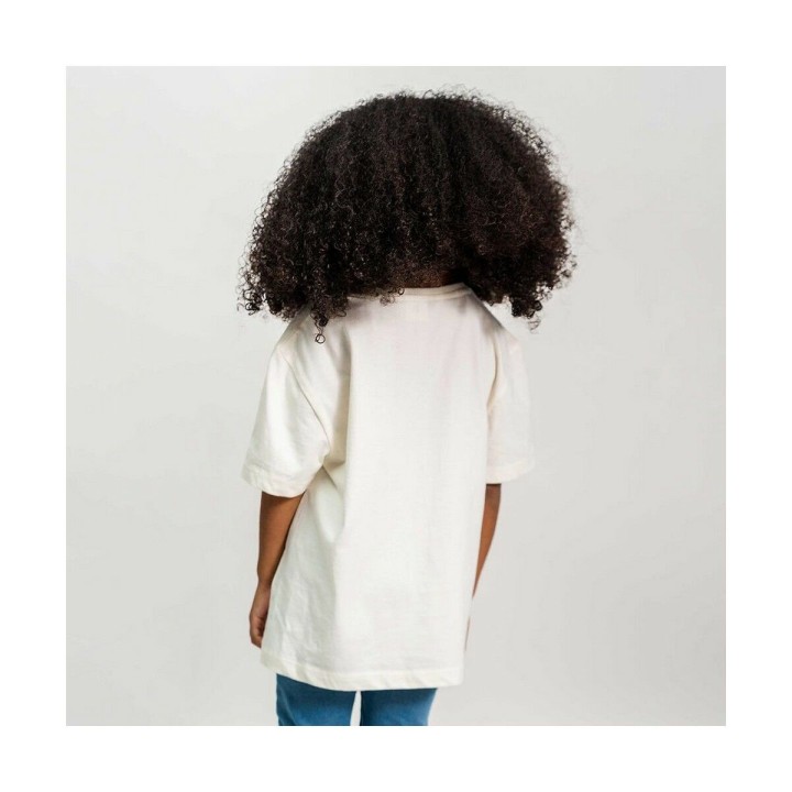 Børne Kortærmet T-shirt Minnie Mouse Beige