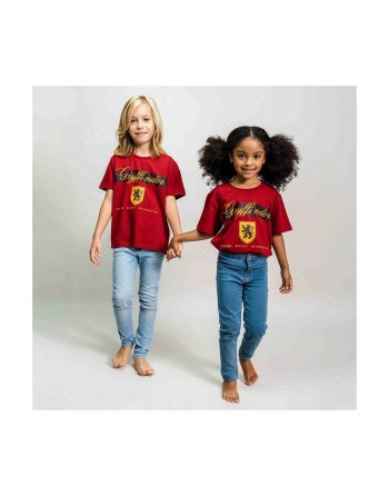 Maglia a Maniche Corte Harry Potter Rosso