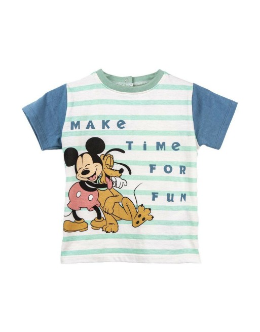 Short Sleeve T-Shirt Mickey Mouse Multicolour Children's