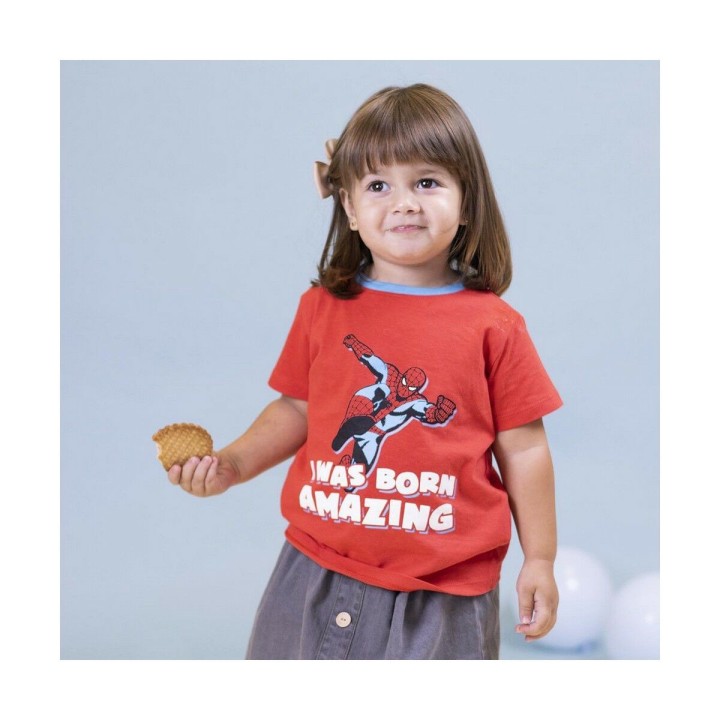 Kortærmet T-shirt Spider-Man Rød