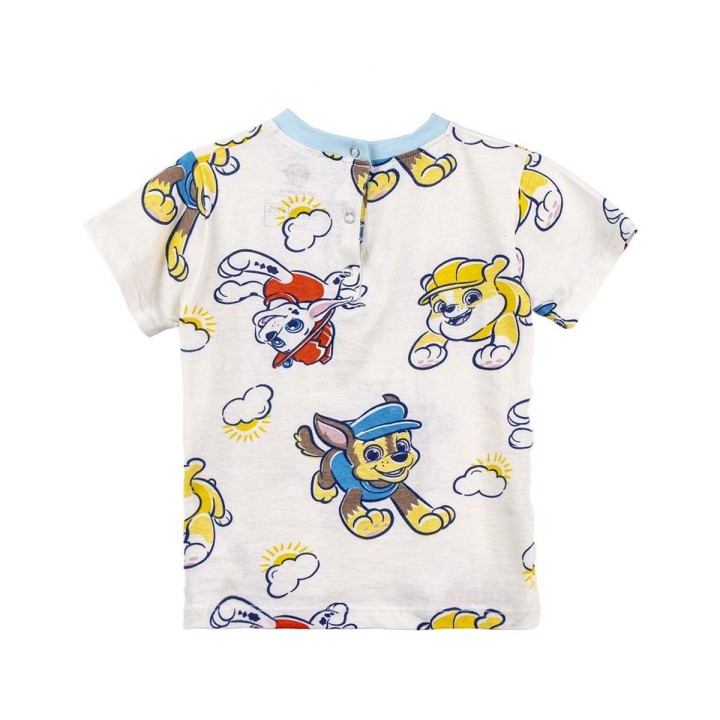 Maglia a Maniche Corte The Paw Patrol Beige