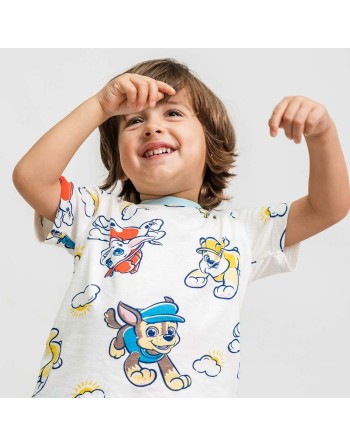 T shirt à manches courtes The Paw Patrol Beige