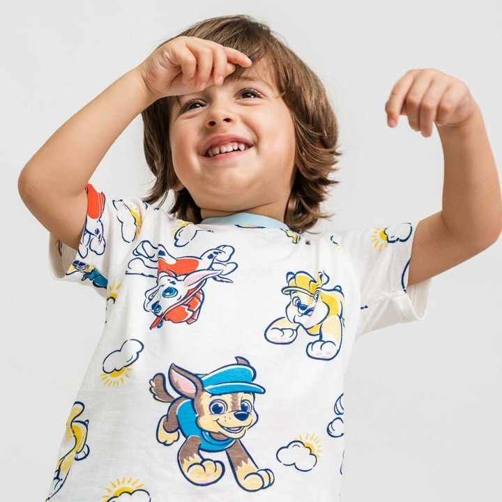 Maglia a Maniche Corte The Paw Patrol Beige