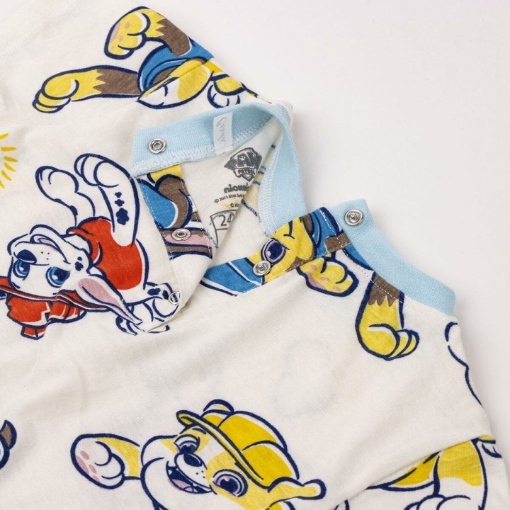 Kortærmet T-shirt The Paw Patrol Beige