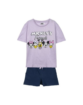 Ensemble de Vêtements Minnie Mouse Lila Enfant