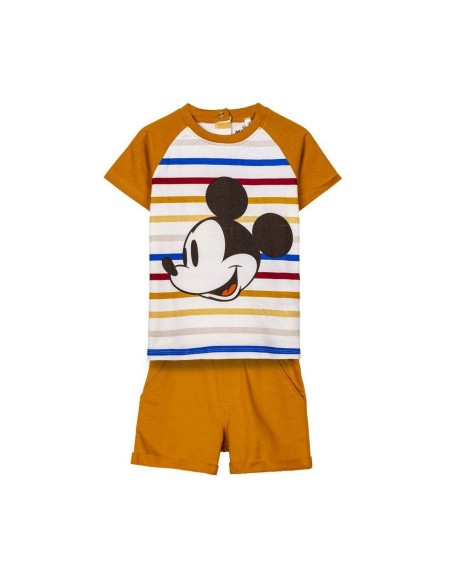Ensemble de Vêtements Mickey Mouse Moutarde Enfant