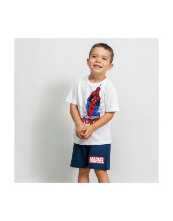 Conjunto de Ropa Spider-Man Blanco Infantil