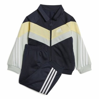 Træningsdragt til børn Adidas Future Icons Shiny Sort