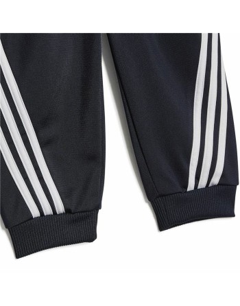 Træningsdragt til børn Adidas Future Icons Shiny Sort