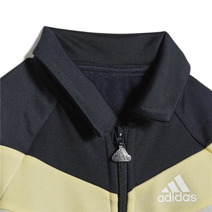 Træningsdragt til børn Adidas Future Icons Shiny Sort