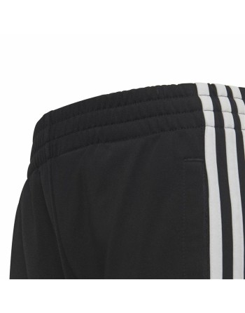 Chándal Infantil Adidas Essentials Shiny 3 Stripes Negro