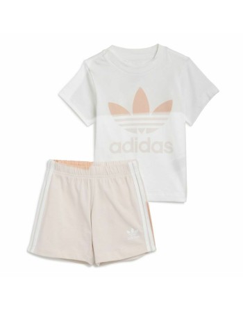 Conjunto Deportivo para Niños Adidas Trifolio Blanco