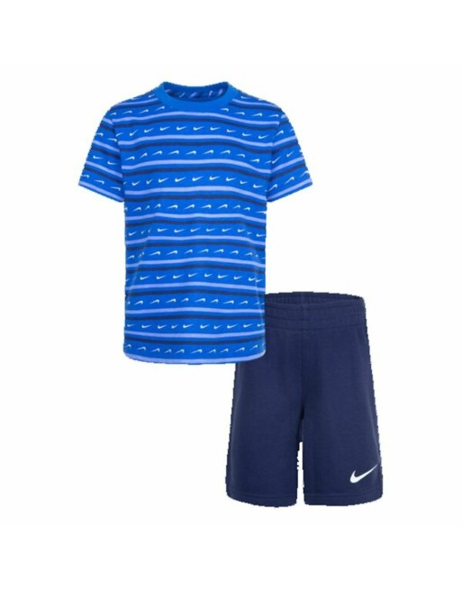 Sportset für Kinder Nike Swoosh Stripe Blau