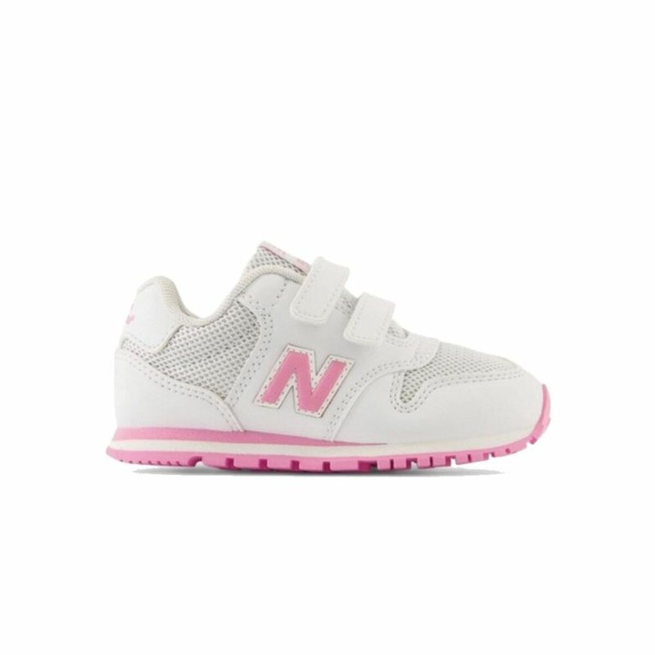 Sportssko til børn New Balance 500 Hook Loop Hvid