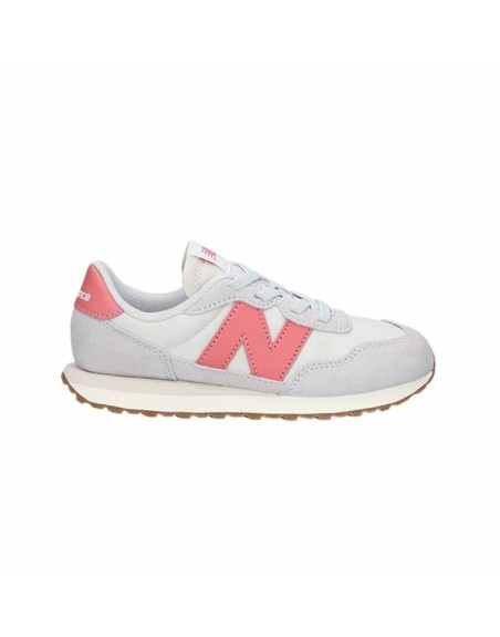 Zapatillas Deportivas Infantiles New Balance 237 Bungee Blanco