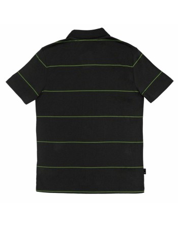 Men’s Short Sleeve Polo Shirt Puma Jacquard Black