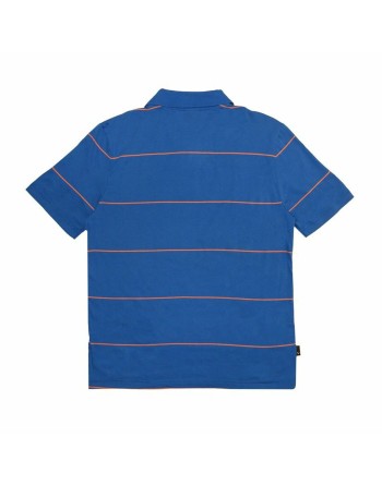 Kortærmet Polotrøje til Mænd Puma Jacquard Blå