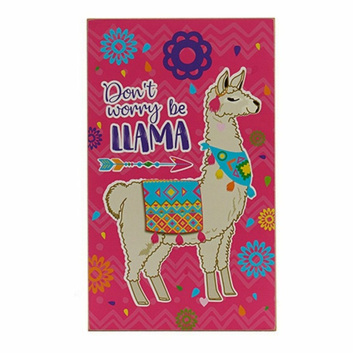 Maleri Træ Lama (1 x 40 x 24 cm)