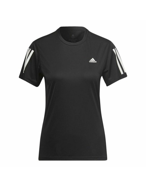 Damen Kurzarm-T-Shirt Adidas Own the Run Schwarz