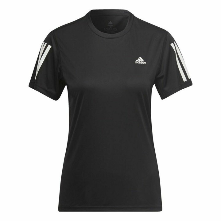Kortærmet T-shirt til Kvinder Adidas Own the Run Sort