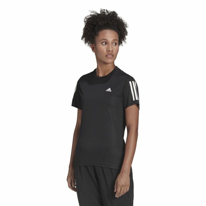 Kortærmet T-shirt til Kvinder Adidas Own the Run Sort