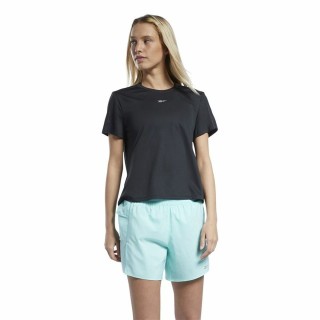 Kortærmet T-shirt til Kvinder Reebok Speedwick Sort