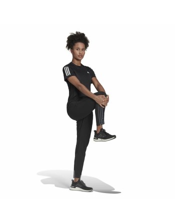 Damen Kurzarm-T-Shirt Adidas Own the Run Schwarz