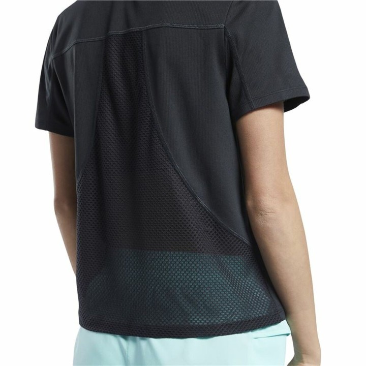Kortærmet T-shirt til Kvinder Reebok Speedwick Sort