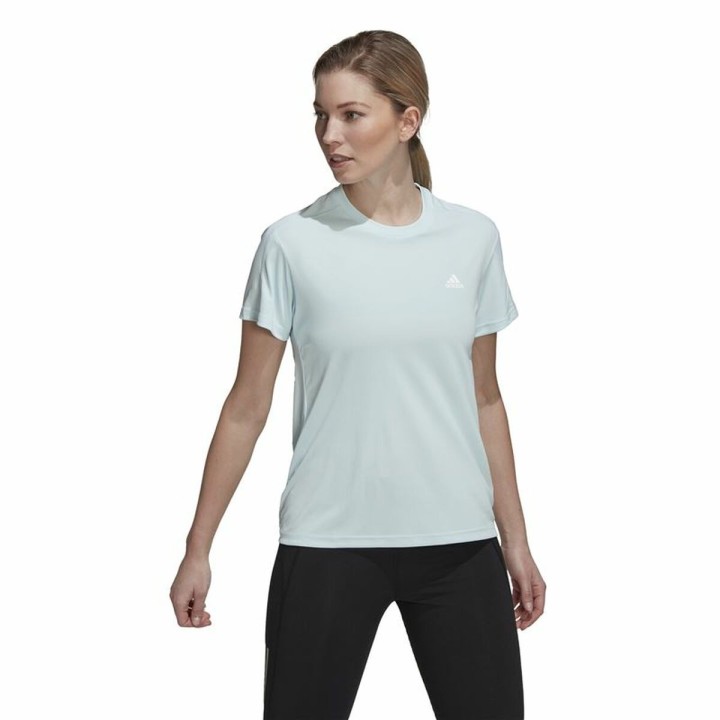 Kortærmet T-shirt til Kvinder Adidas Run It 