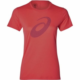 Women’s Short Sleeve T-Shirt Asics SS Graphic Red