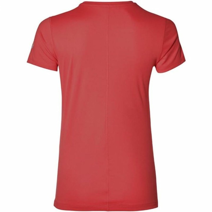 Kortærmet T-shirt til Kvinder Asics SS Graphic Rød