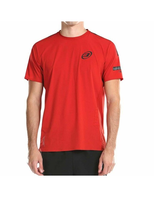 Men’s Short Sleeve T-Shirt Bullpadel Odeon Tl Red