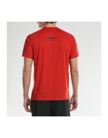 Men’s Short Sleeve T-Shirt Bullpadel Odeon Tl Red