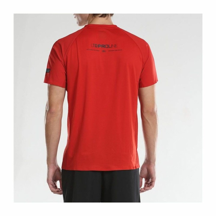 Kortærmet T-shirt til Mænd Bullpadel Odeon Tl Rød