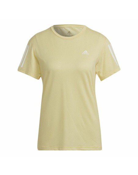 T-shirt à manches courtes femme Adidas Own Cooler Jaune
