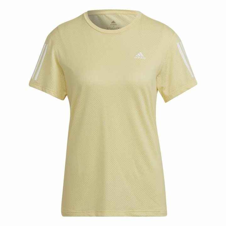 Kortærmet T-shirt til Kvinder Adidas Own Cooler Gul