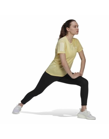 T-shirt à manches courtes femme Adidas Own Cooler Jaune