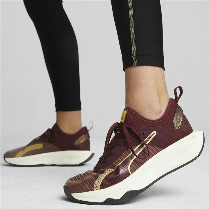 Sportssneakers til damer Puma XX Deco Glam Mørkerød