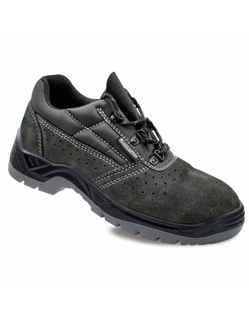 Safety shoes s1p src Blackleather Suede Grey